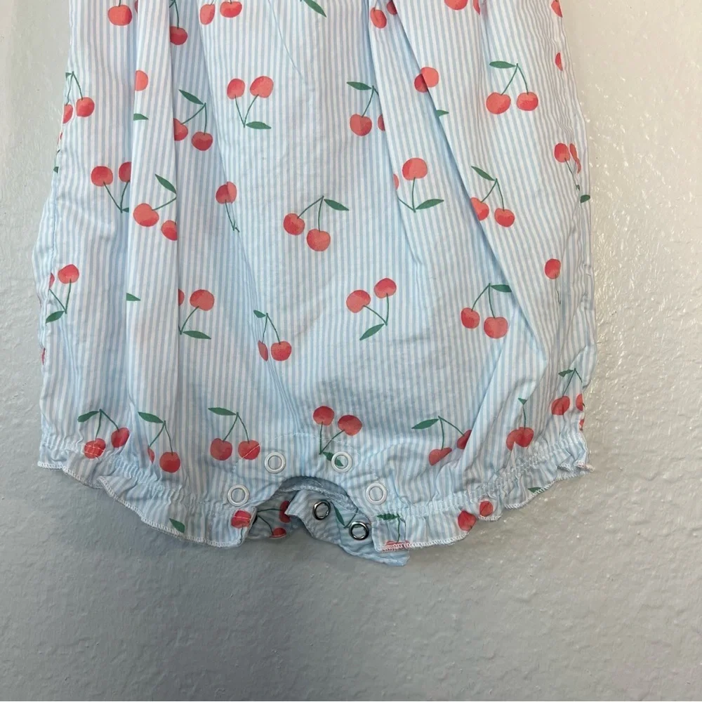 Baby Girls Cherries Romper Just‎ One You